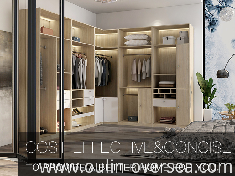 Hot selling modern design wardrobe and bedroom closet 